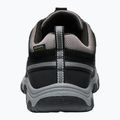 Gyermek túracipő KEEN Targhee IV Low Waterproof fekete/acél szürke 5