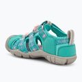 KEEN Seacamp II CNX gyermek szandál aqua/giggle pink 3