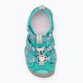 KEEN Seacamp II CNX gyermek szandál aqua/giggle pink 5