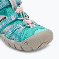 KEEN Seacamp II CNX gyermek szandál aqua/giggle pink 7