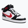 Gyerekcipő Nike Court Borough Mid 2 white/white/black/university red