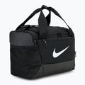 Sporttáska Nike Brasilia 9.5 Duffle 25 l black/black/white 2