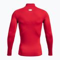 Férfi hosszú ujjú edzőfelső Under Armour Comp Mock UA Armour red/white 2
