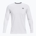 Férfi edző hosszú ujjú póló Under Armour CG Armour Fitted Crew white/black