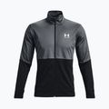 Under Armour férfi Pique Track szürke tréning pulóver 1366202 4