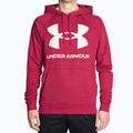 Under Armour férfi edzőpulóver Rival Fleece Big Logo HD piros és fehér 1357093-664