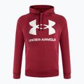 Under Armour férfi edzőpulóver Rival Fleece Big Logo HD piros és fehér 1357093-664 4