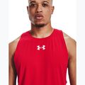 Under Armour Baseline Cotton Tank 601 férfi kosárlabdapóló piros 1361901-601-LG 4