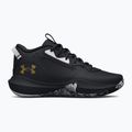 Under Armour Lockdown 6 kosárlabda cipő fekete/fekete/metál arany 11