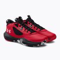 Under Armour Lockdown 6 piros férfi kosárlabda cipő 3025616-600 4