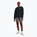 női pulóver Under Armour Essential Fleece Crew black/white 2