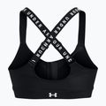 Under Armour Infinity High Bra Zip fitness melltartó fekete 1373860 2