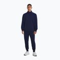 Férfi Under Armour Fleece 1/4 Zip midnight navy/fekete edzőfelső pulóver 2