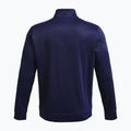 Férfi Under Armour Fleece 1/4 Zip midnight navy/fekete edzőfelső pulóver 5