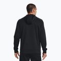 Férfi kapucnis pulóver Under Armour Fleece FZ Hoodie black/black 3