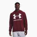 Férfi Under Armour Rival Fleece Big Logo HD gesztenyebarna piros melegítőfelső