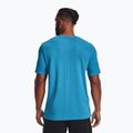 Under Armour férfi edzőpóló UA Rush Seamless Geosport SS kék 1370441 2