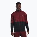 Under Armour Pique Track férfi edzőpulóver fekete és gesztenyebarna 1366202