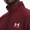 Under Armour Pique Track férfi edzőpulóver fekete és gesztenyebarna 1366202 4