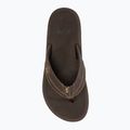 Férfi REEF Cushion Dawn barna flip flopok 5