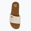 Női REEF Bliss Nights Slide flip-flopok fehér és barna CJ0256 6