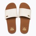 Női REEF Bliss Nights Slide flip-flopok fehér és barna CJ0256 11