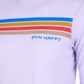 Női Brooks Distance Graphic LS heather violet dash/stripe futópóló 3