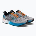Brooks Hyperion férfi futócipő szürke/atomic blue/scarlet 4