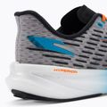 Brooks Hyperion férfi futócipő szürke/atomic blue/scarlet 9