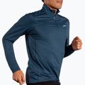 Férfi Brooks Dash 1/2 Zip 2.0 kék pala futó melegítőfelső 3