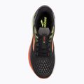 Férfi futócipő Brooks Ghost 16 wide fit fekete/mandarin vörös/zöld 5