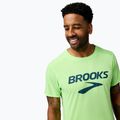 Férfi Brooks Distance 3.0 neo limeade/brooks logós futópóló 4