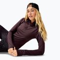 Női futófelső Brooks Dash 1/2 Zip 3.0 brown 3