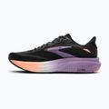 Női futócipők Brooks Ghost 18 black/mulled grape/peach 3