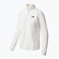 Női gyapjú pulóver The North Face 100 Glacier 1/4 Zip fehér
