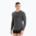 Férfi termikus hosszú ujjú póló icebreaker Merino 150 Anatomica Crewe jet heather