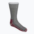 Smartwool Classic Mountaineer Maximum Cushion Crew szürke-piros trekking zokni SW0133000031