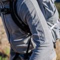 Férfi Icebreaker Quantum III LS Zip Hood túra pulóver szürke 0A59JX 14