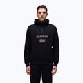 Férfi Napapijri Burgee Half Zip Hooded 2.0 pulóver fekete 041