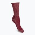 Női trekking zokni Smartwool Classic Hike Light Cushion Crew piros SW010293D421