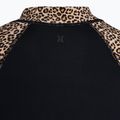 Női hosszú ujjú felső úszáshoz Hurley Leopard Zip Front brown sugar 4