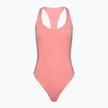 Női egyrészes fürdőruha Hurley O&O Solid Racerback Moderate One Piece pacific pink