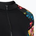 Hurley női úszás hosszú ujjú Fiji Fantasy Zip Front Rashguard fekete 3
