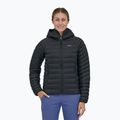 Női pehelykabát Patagonia Down Sweater Hoody fekete