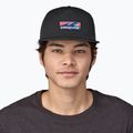 Patagonia Boardshort Label Funfarer sapka tinta fekete 3