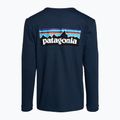 Női trekking póló Patagonia P-6 Logo Responsibili-Tee LS tidepool kék 4