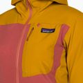 Női softshell dzseki Patagonia R1 CrossStrata Hoody burl piros 3