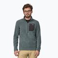 Férfi melegítőfelső Patagonia R1 Air Zip Neck nouveau green
