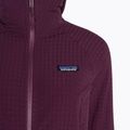 Női softshell dzseki Patagonia R2 TechFace Hoody night plum 3