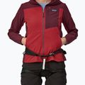 Női softshell dzseki Patagonia R1 CrossStrata Hoody túra piros 8